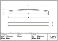 9 ½" Ribbed Pull Handle