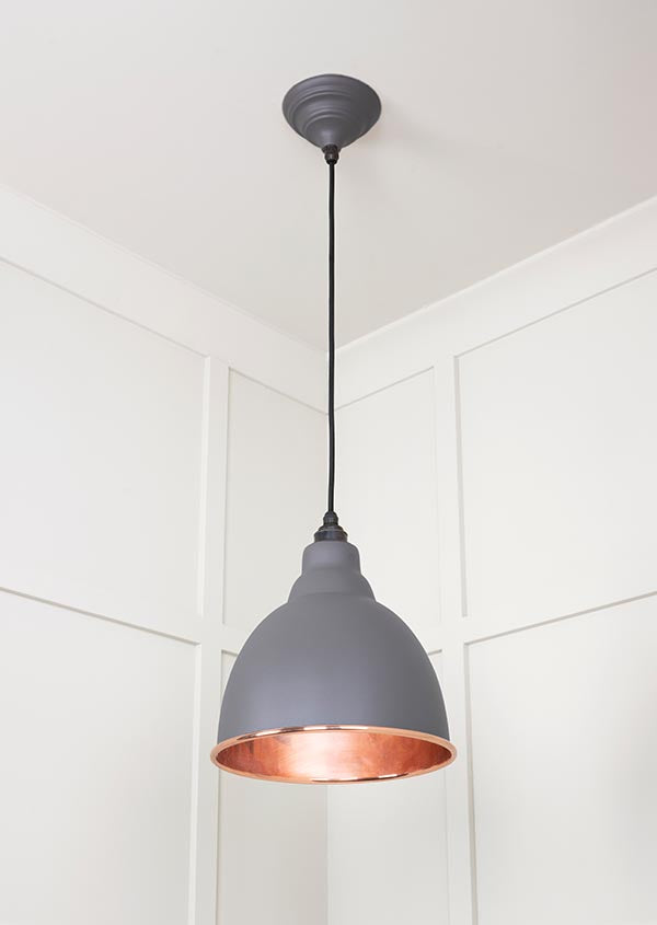 Smooth Copper Brindley Pendant