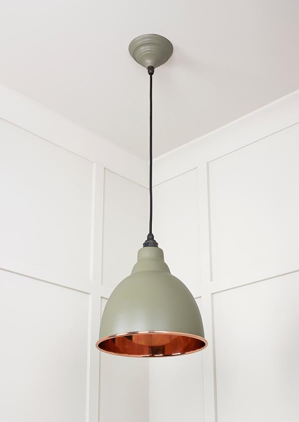 Smooth Copper Brindley Pendant