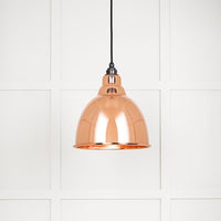 Hammered Copper Brindley Pendant