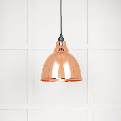 Hammered Copper Brindley Pendant