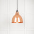 Hammered Copper Brindley Pendant