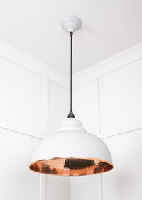 Hammered Copper Harborne Pendant