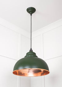 Hammered Copper Harborne Pendant