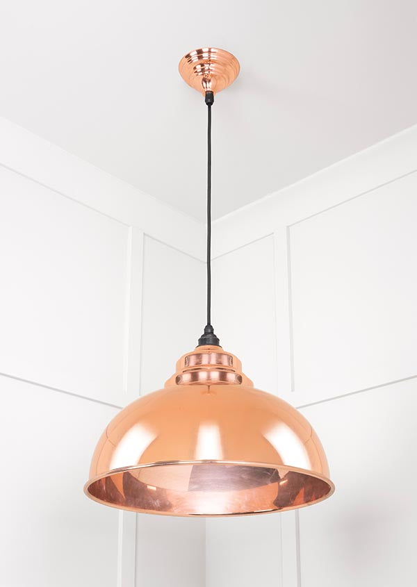 Smooth Copper Harborne Pendant