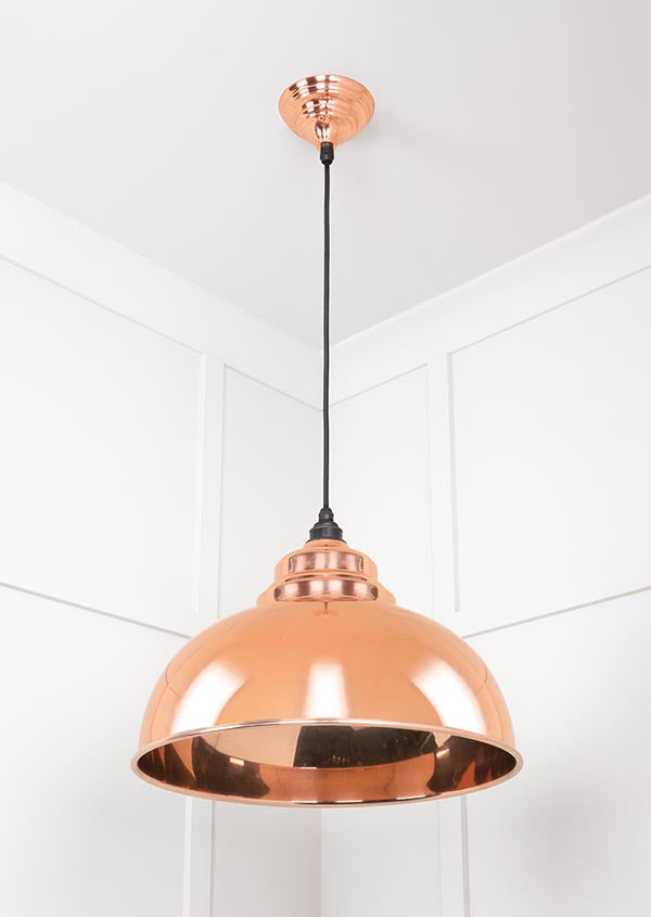 Smooth Copper Harborne Pendant