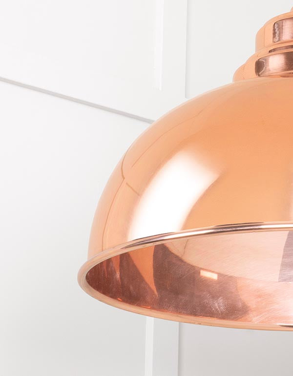 Smooth Copper Harborne Pendant