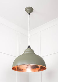 Hammered Copper Harborne Pendant