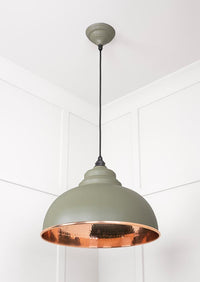 Hammered Copper Harborne Pendant