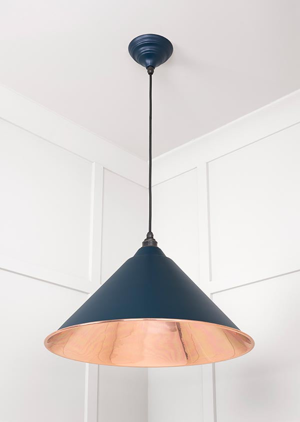 Smooth Copper Hockley Pendant