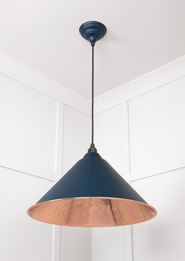 Smooth Copper Hockley Pendant