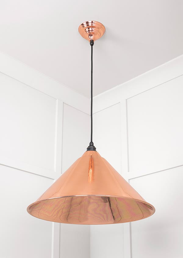 Smooth Copper Hockley Pendant