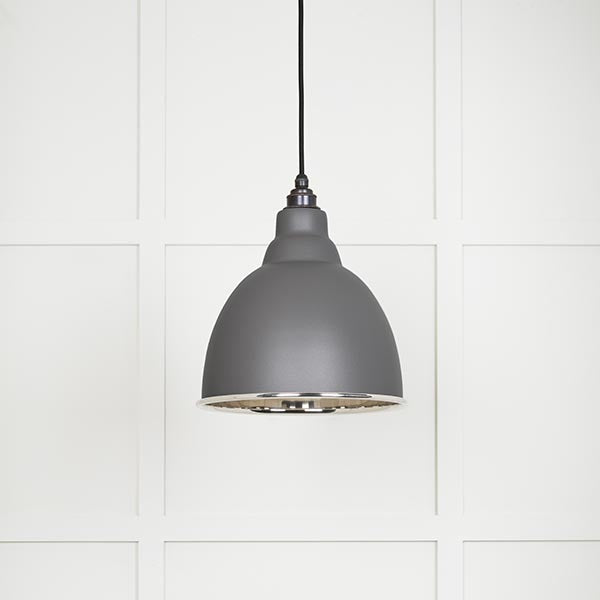 Smooth Nickel Brindley Pendant