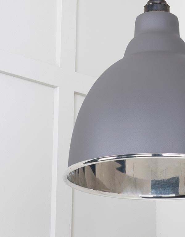 Smooth Nickel Brindley Pendant