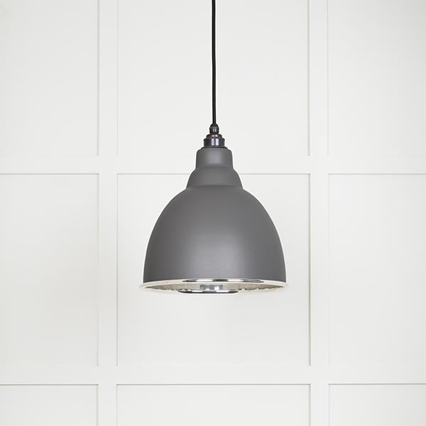 Smooth Nickel Brindley Pendant