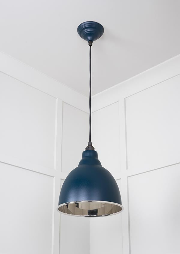 Smooth Nickel Brindley Pendant