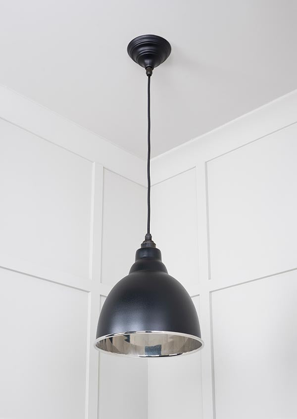 Smooth Nickel Brindley Pendant