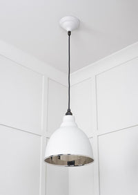 Smooth Nickel Brindley Pendant