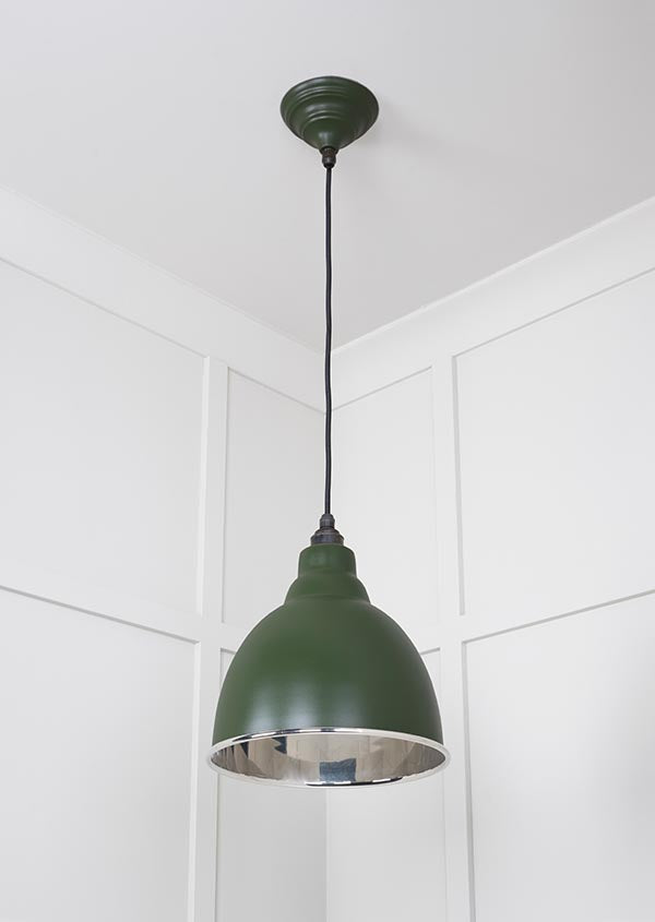 Smooth Nickel Brindley Pendant