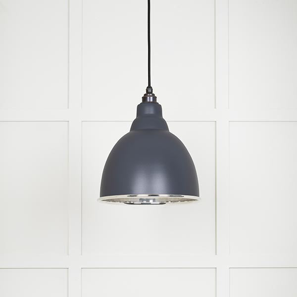 Smooth Nickel Brindley Pendant