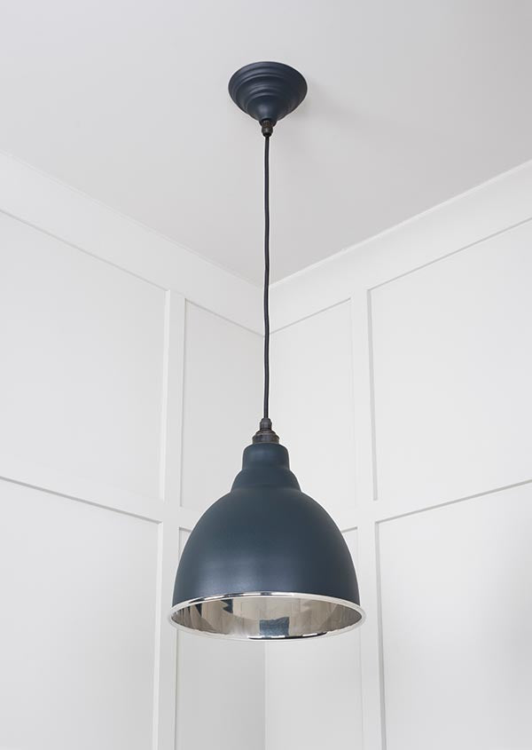 Smooth Nickel Brindley Pendant