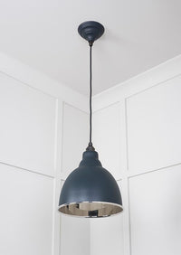 Smooth Nickel Brindley Pendant