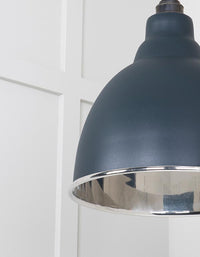 Smooth Nickel Brindley Pendant