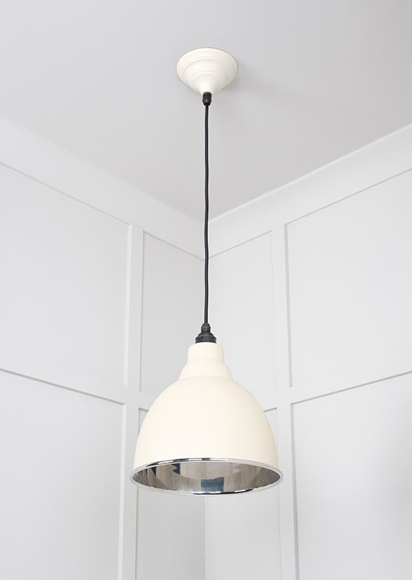 Smooth Nickel Brindley Pendant