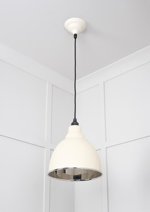 Smooth Nickel Brindley Pendant