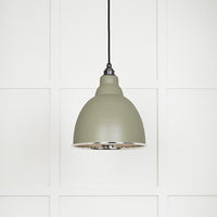 Smooth Nickel Brindley Pendant