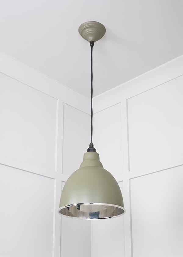 Smooth Nickel Brindley Pendant