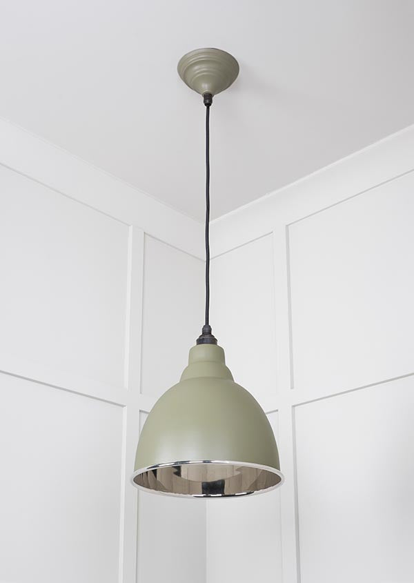 Smooth Nickel Brindley Pendant