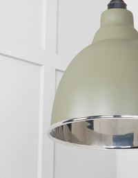 Smooth Nickel Brindley Pendant