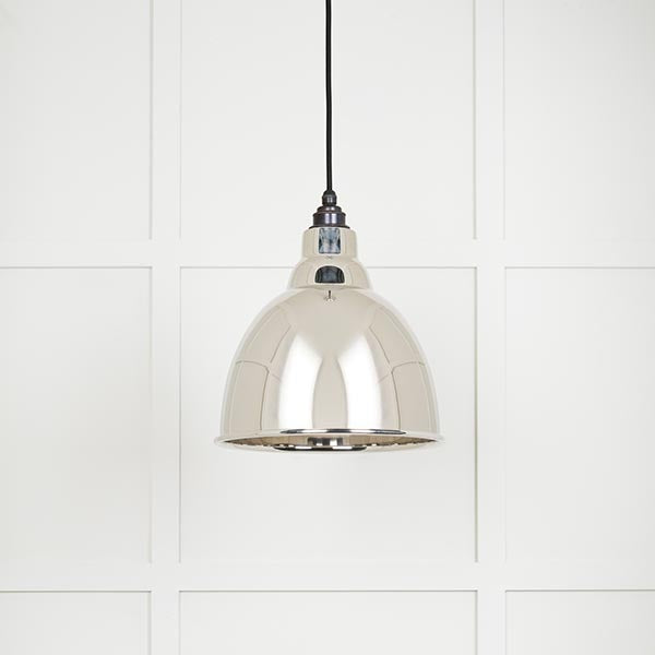 Smooth Nickel Brindley Pendant