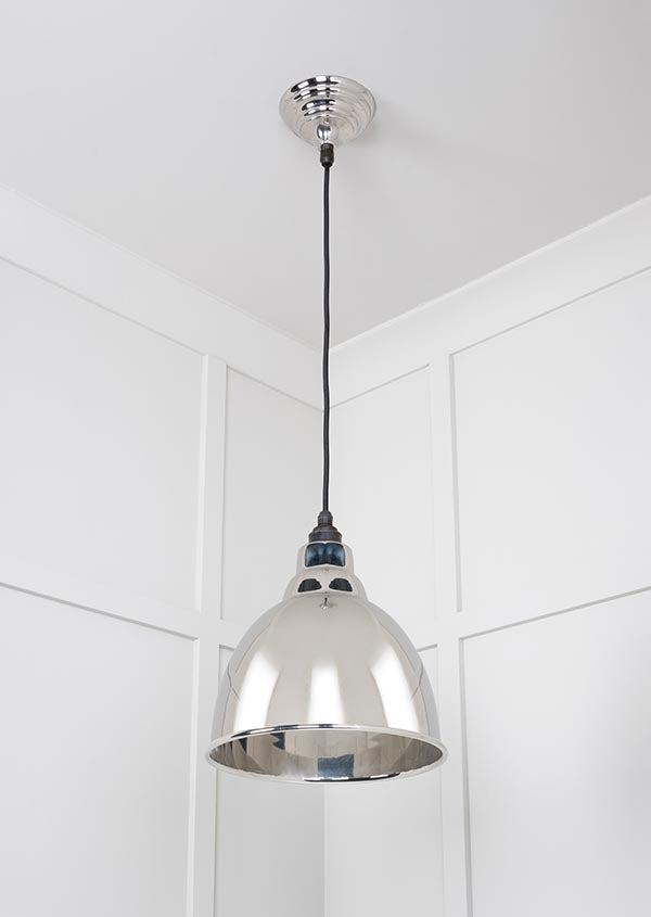 Smooth Nickel Brindley Pendant