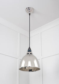 Smooth Nickel Brindley Pendant