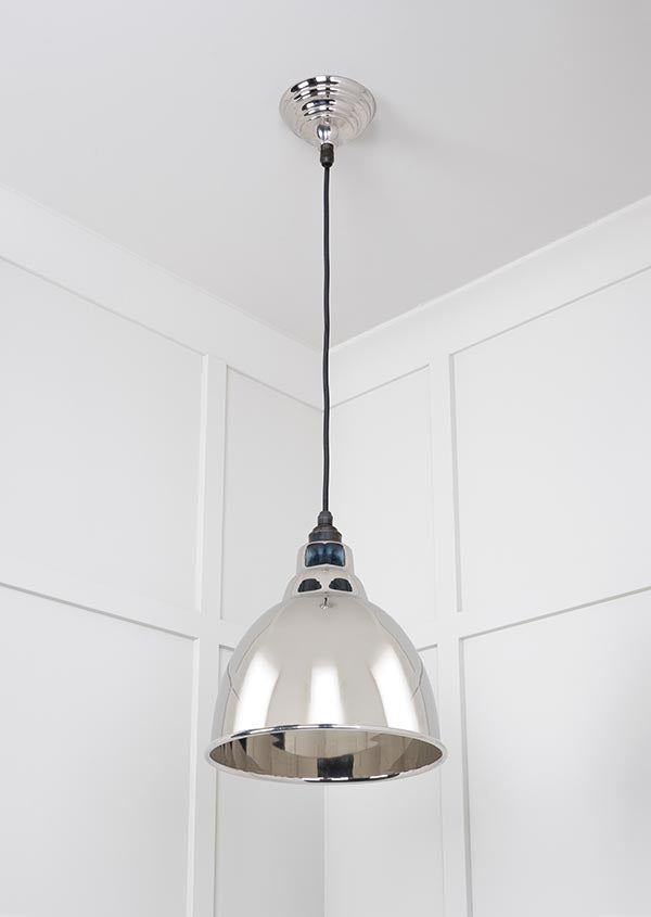 Smooth Nickel Brindley Pendant