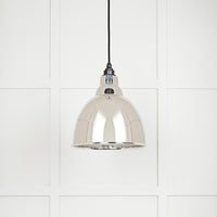 Smooth Nickel Brindley Pendant