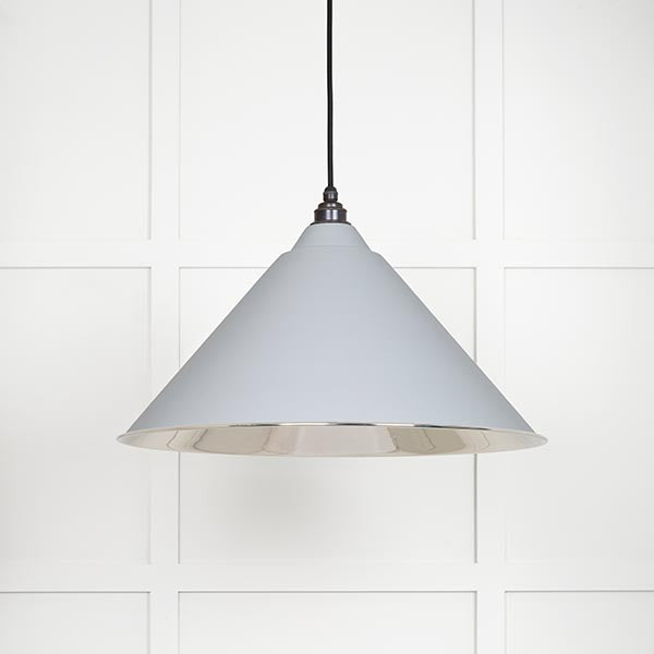 Smooth Nickel Hockley Pendant