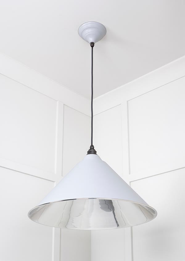 Smooth Nickel Hockley Pendant