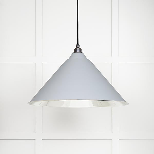 Smooth Nickel Hockley Pendant