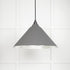 Smooth Nickel Hockley Pendant