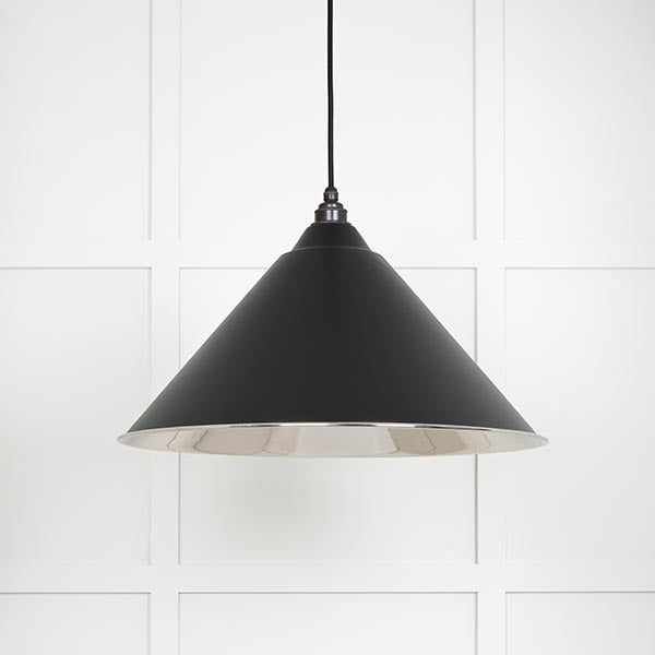 Smooth Nickel Hockley Pendant