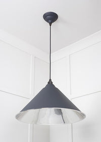 Smooth Nickel Hockley Pendant