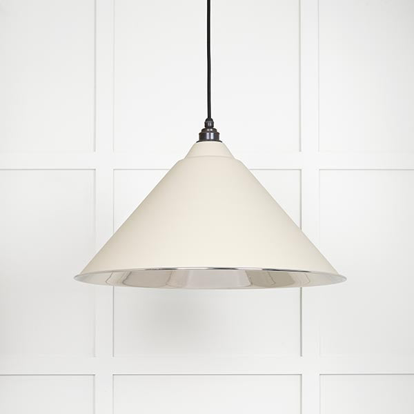 Smooth Nickel Hockley Pendant