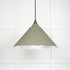 Smooth Nickel Hockley Pendant