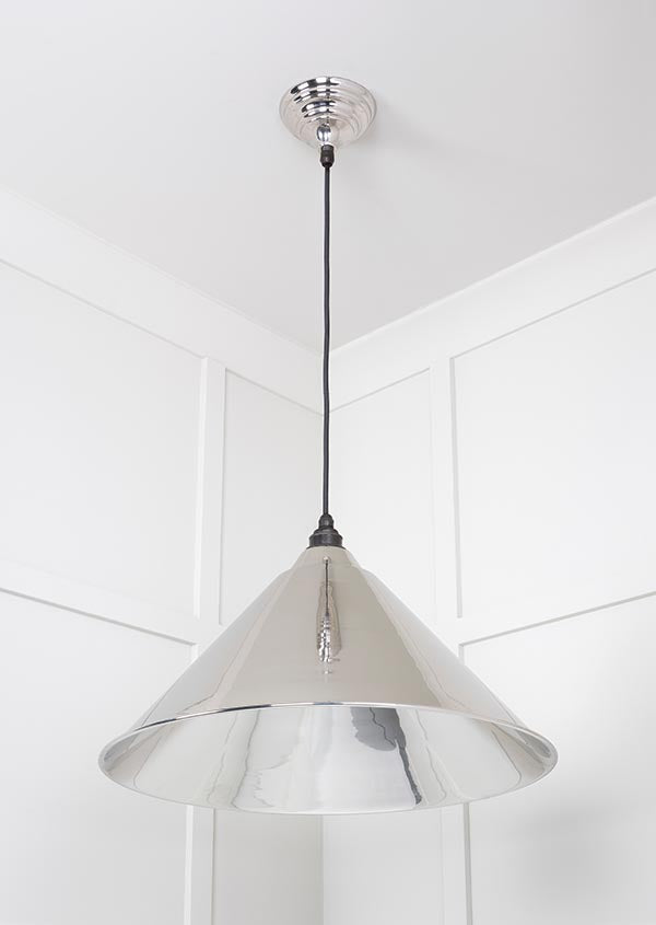 Smooth Nickel Hockley Pendant