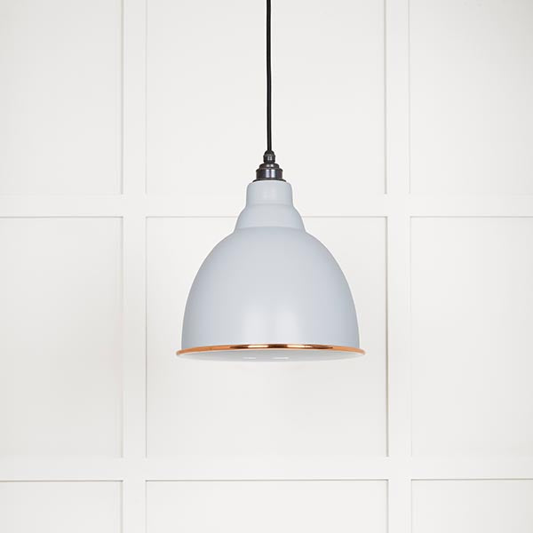 White Gloss Brindley Pendant