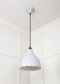 White Gloss Brindley Pendant