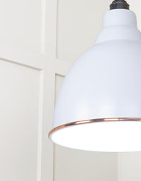 White Gloss Brindley Pendant